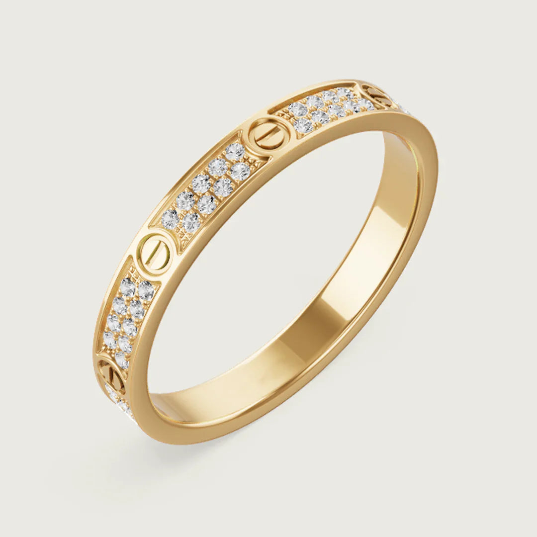PIERŚCIONEK LINK ETERNITY DELUXE W ZŁOCIE