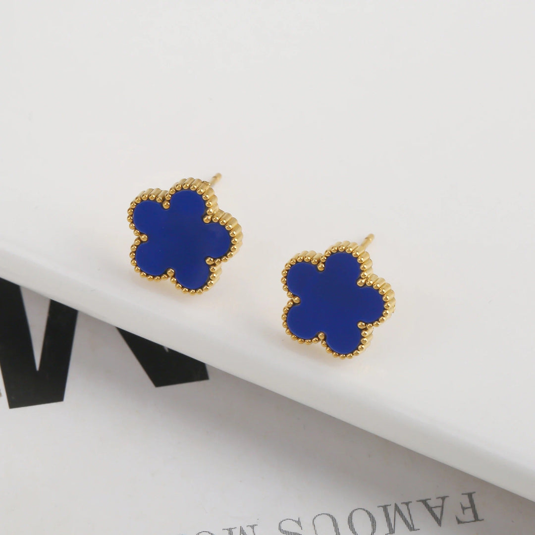 CLOVER | NIEBIESKIE KOLCZYKI