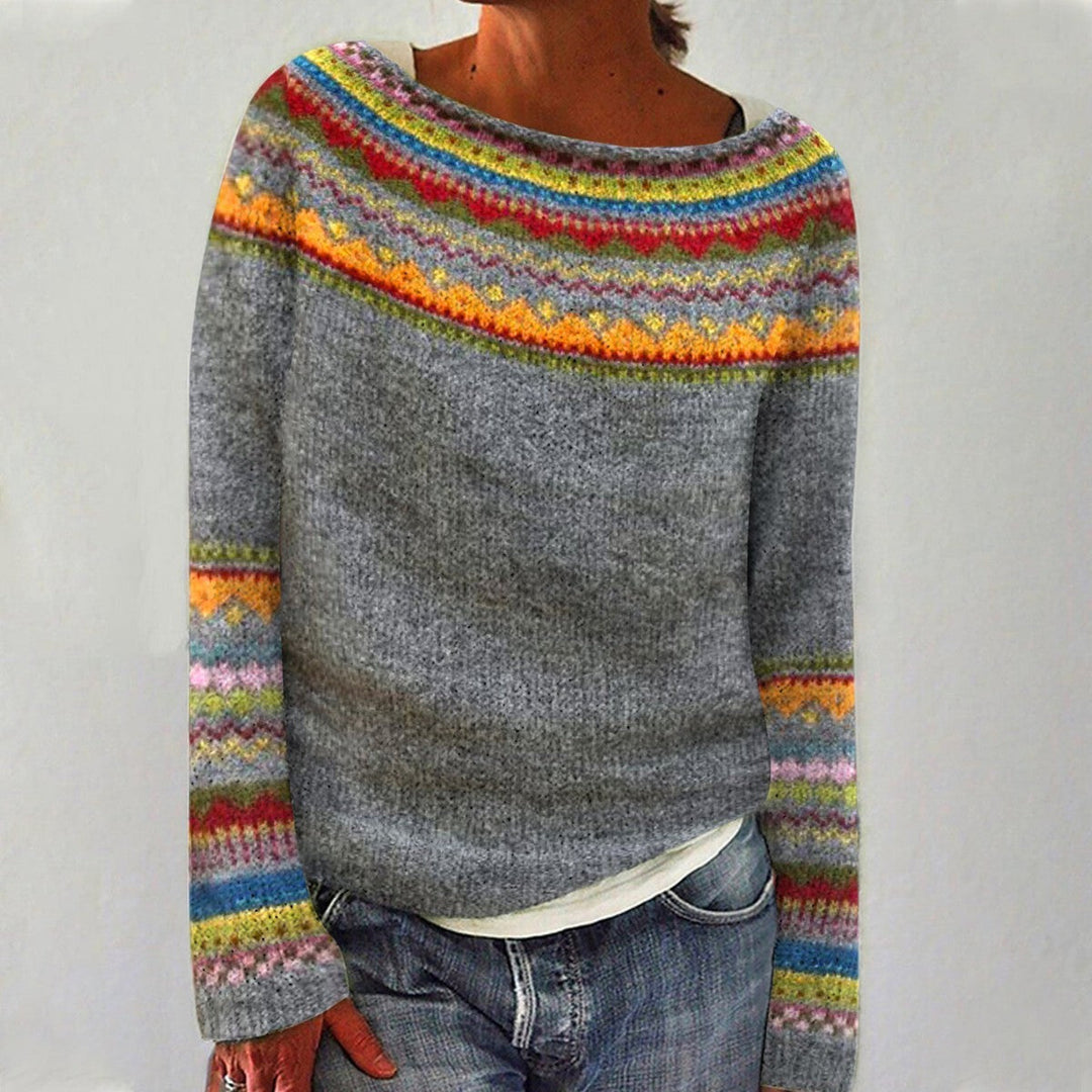 Lucie | Retro Zimowy Sweter
