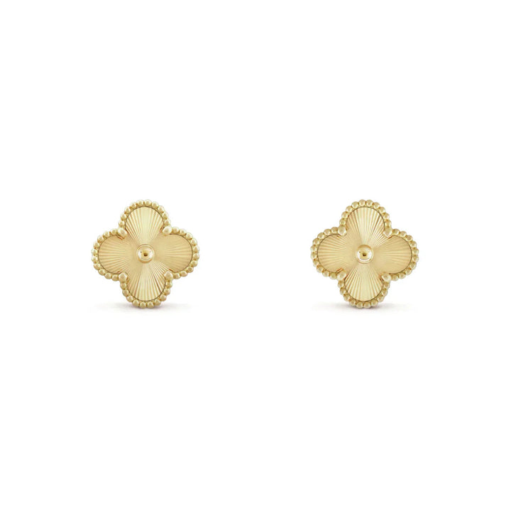 CLOVER | ZŁOTE KOLCZYKI