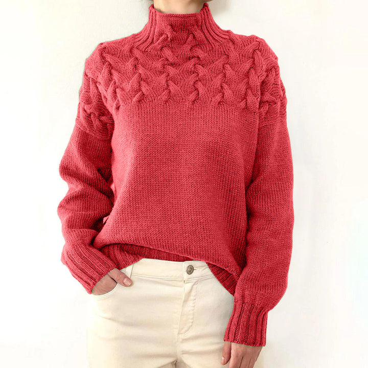 Bridget | Kaszmirowy Sweter z Golfem