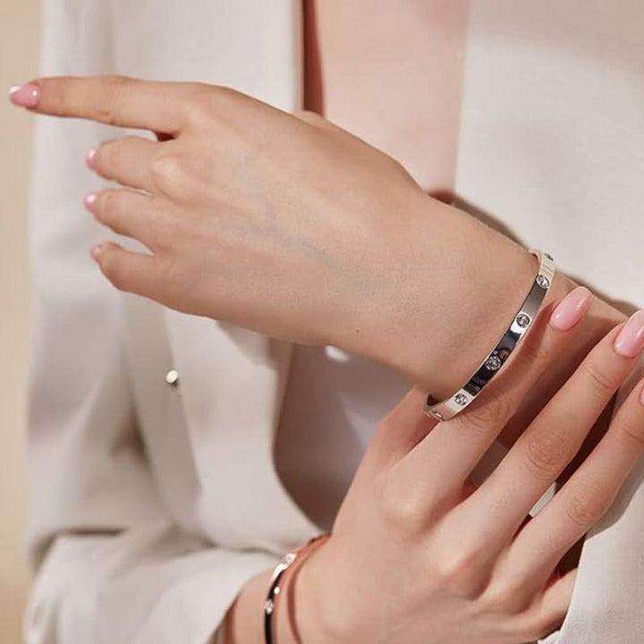BRANSOLETKA ETERNITY LINK Z CYRKONIAMI