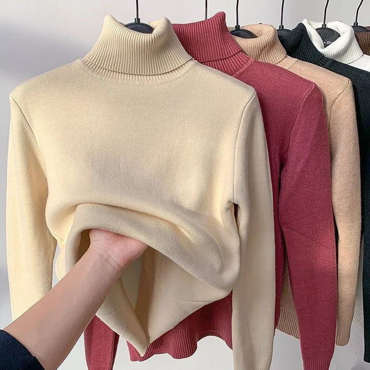 Kyra | Ciepły, Casualowy Sweter z Golfem