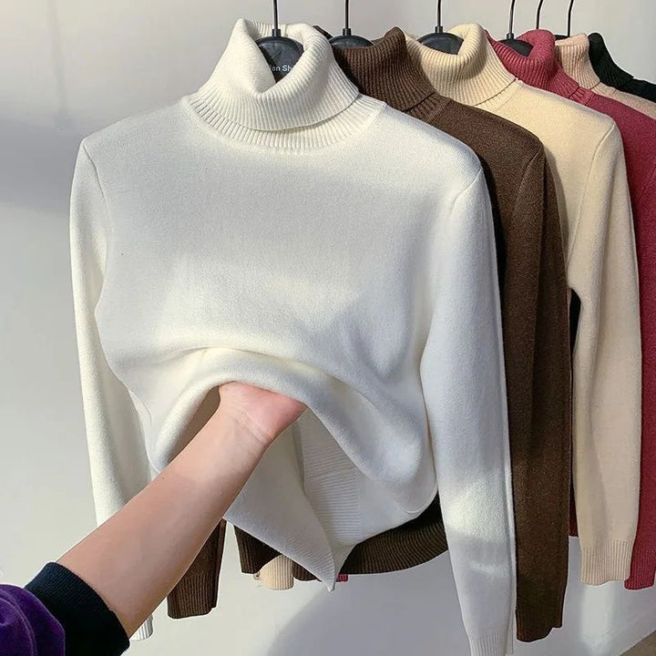 Kyra | Ciepły, Casualowy Sweter z Golfem